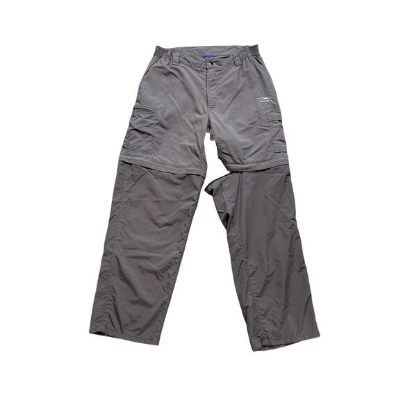 Cotopaxi Pants Mens M Medium Blue Grey Convertible Elastic Waist Hiking Fishing - Picture 1 of 14